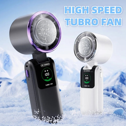 Mini Ventilador portable de alta velocidad de mano ajustable y